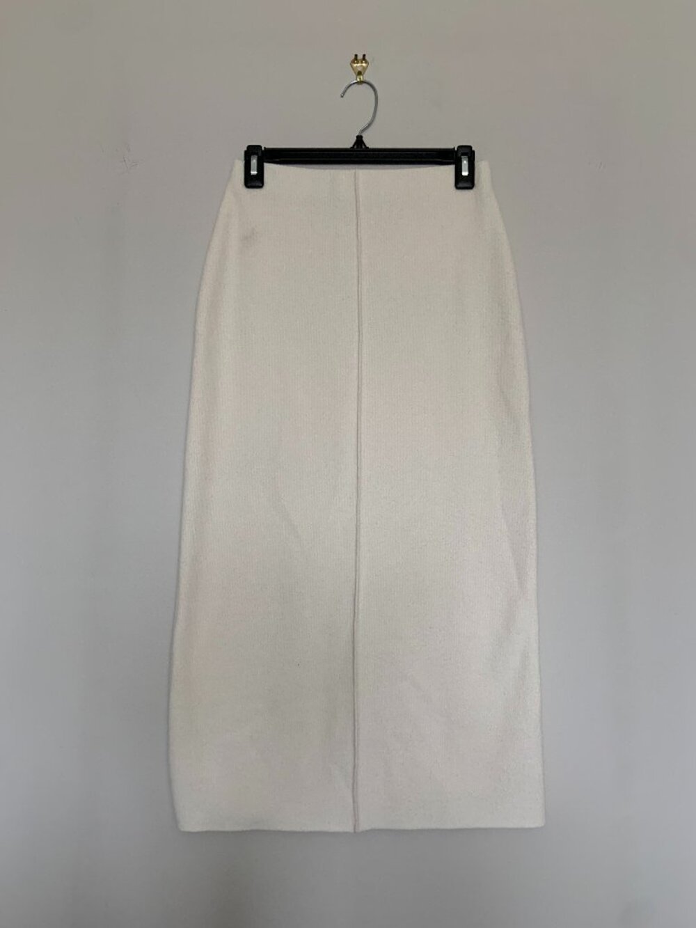 Zara white knit skirt